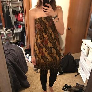 Art Gecko Strapless Dress